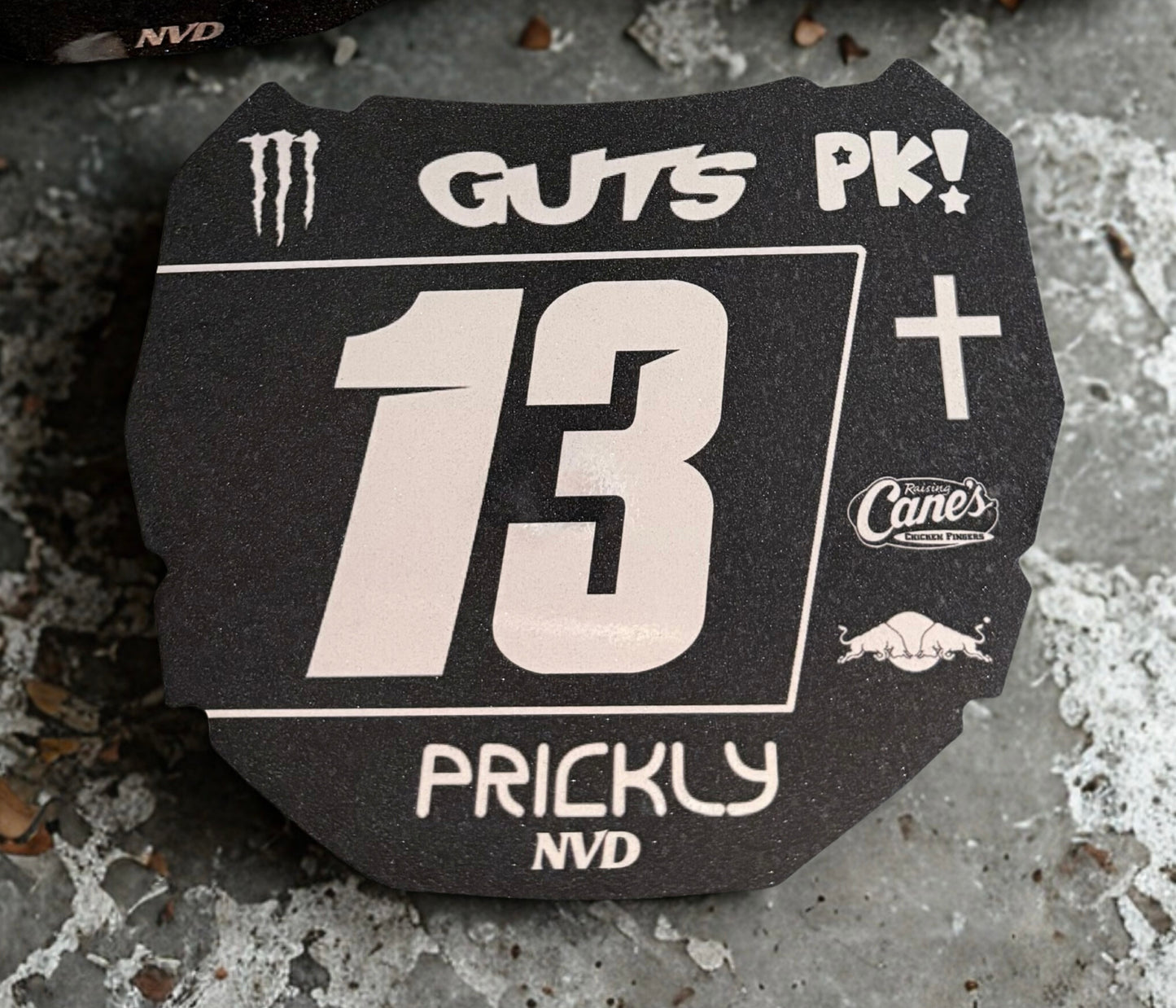 ODI Custom Front Plate Decal