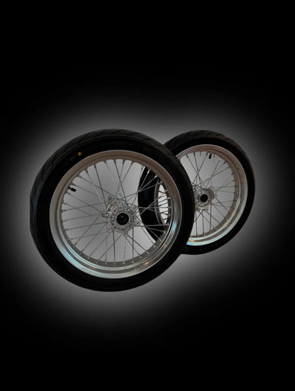 Chrome Surron Ultra Bee Supermoto Wheelset
