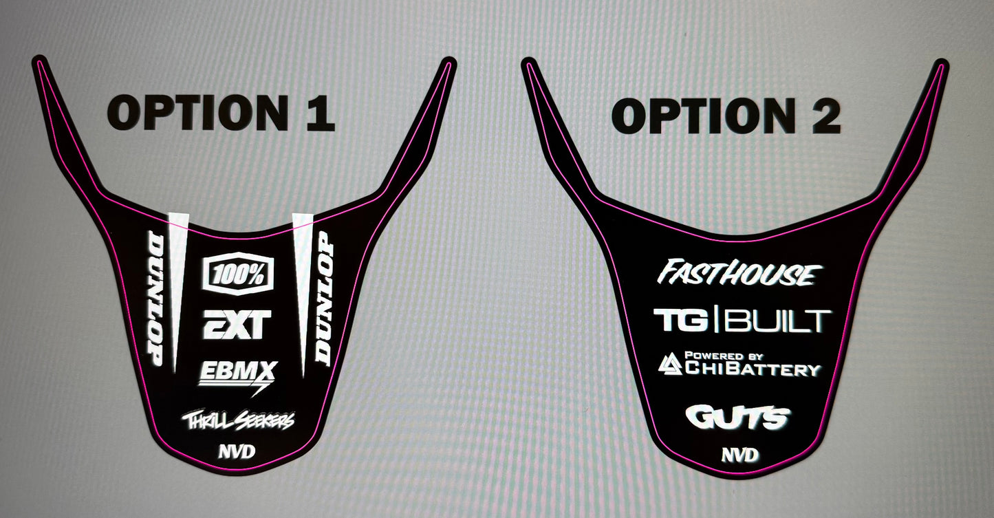 Surron Rear Fender Decals