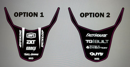 Surron Rear Fender Decals