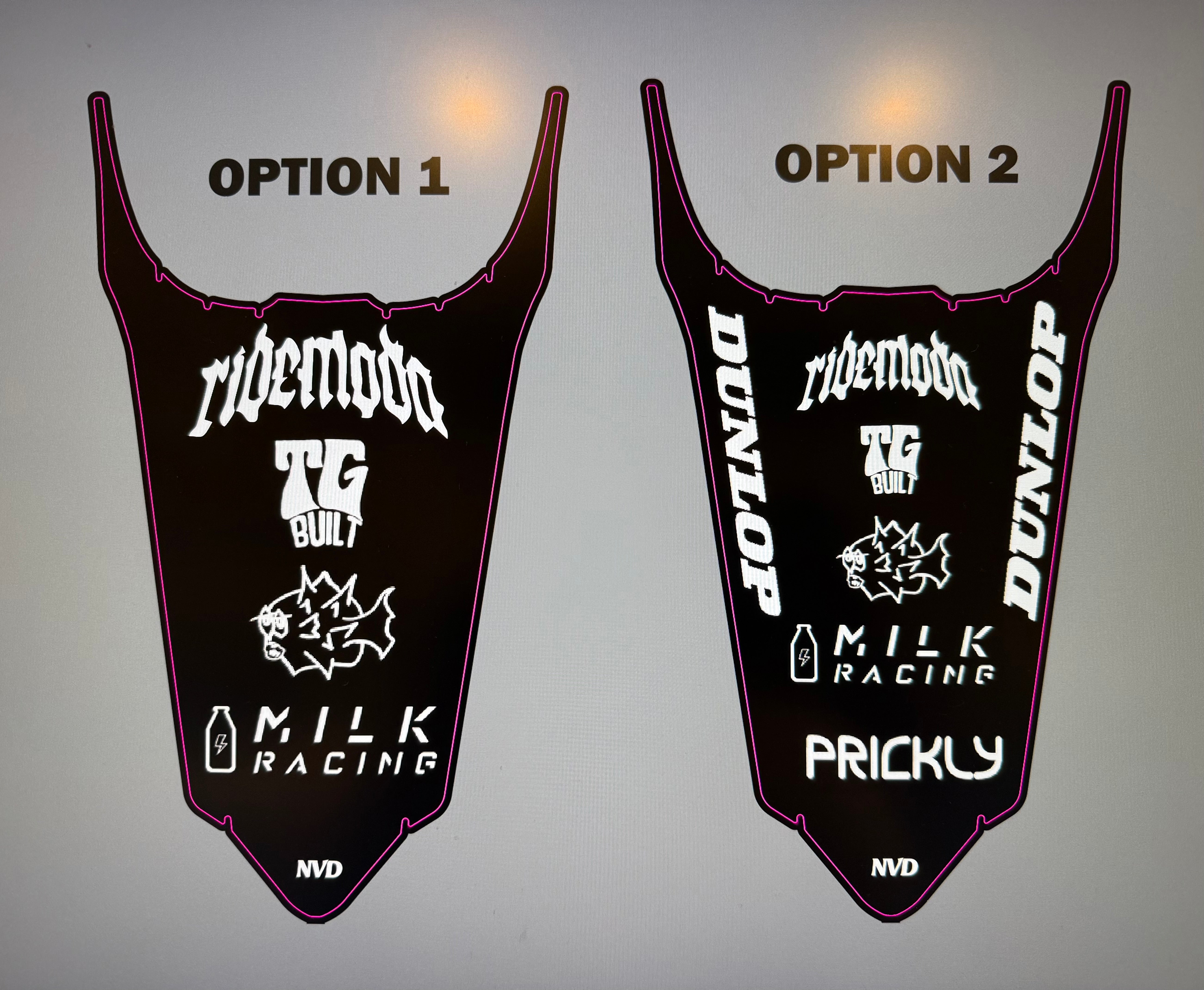 Surron Long Rear Fender Decals – NV Designz