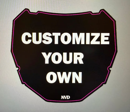 ODI Custom Front Plate Decal