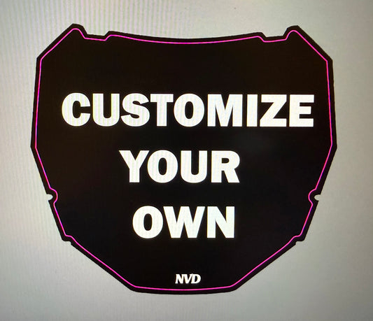 ODI Custom Front Plate Decal