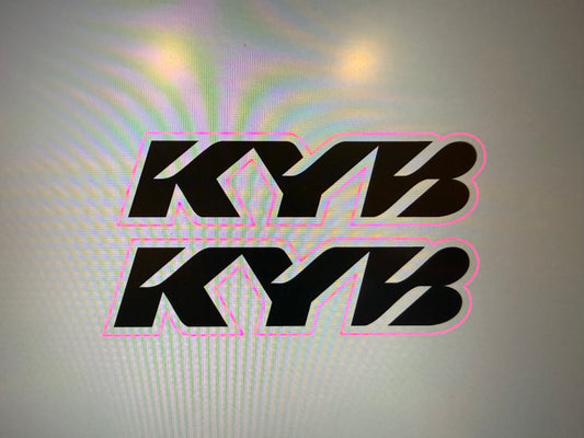 KYB Fork Tube Decals